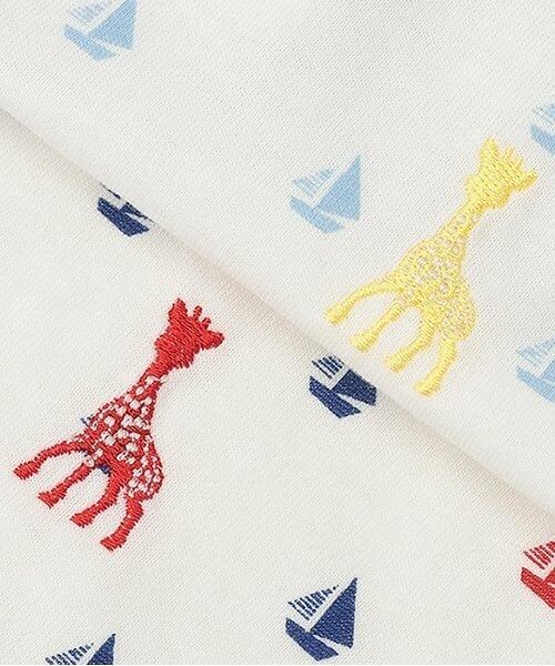 Sophie la girafe / キリンのソフィー スタイ・ビブ | ヨットプリントスタイ【日本製】 | 詳細4
