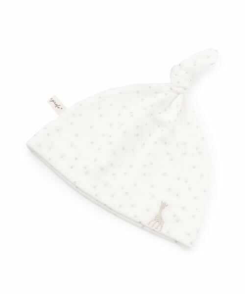 Sophie la girafe / キリンのソフィー ベビー・キッズグッズ | ☆スターダストロールキャップ【日本製】（オフ ホワイト）