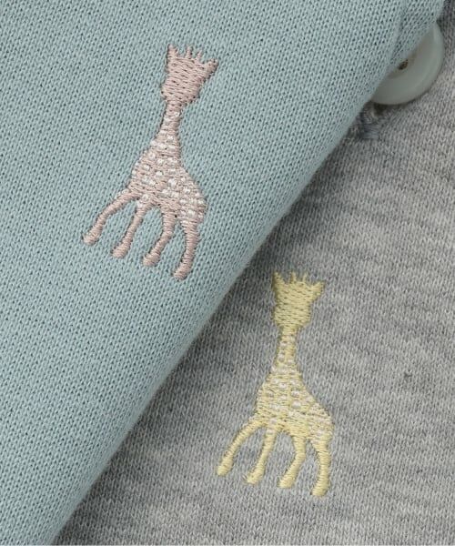 Sophie la girafe / キリンのソフィー ベビー・キッズウエア | ミニ裏毛サロペット【日本製】 | 詳細4