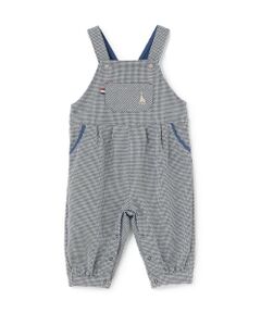 Sophie la girafe / キリンのソフィー サロペット・オールインワン | 千鳥柄サロペット【日本製】