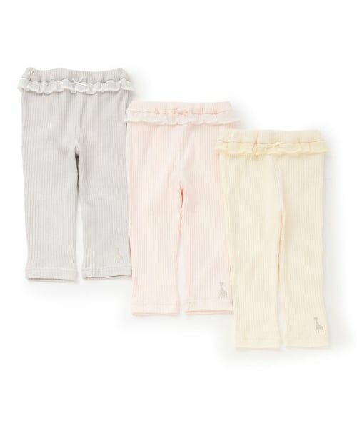 Sophie la girafe / キリンのソフィー レギンス・スパッツ | 9分丈プリーツフライスレギンス【日本製】 | 詳細6