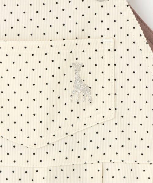 Sophie la girafe / キリンのソフィー サロペット・オールインワン | ドットサロペット【日本製】 | 詳細4