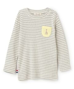 Sophie la girafe / キリンのソフィー Tシャツ | テレコボーダー長袖Tシャツ【日本製】