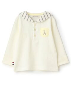 Sophie la girafe / キリンのソフィー Tシャツ | ボーダーセーラー長袖Tシャツ【日本製】