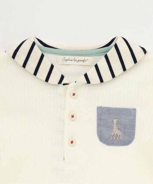 Sophie la girafe / キリンのソフィー Tシャツ | ボーダーセーラー長袖Tシャツ【日本製】 | 詳細2
