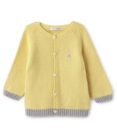 Sophie la girafe / キリンのソフィー カーディガン・ボレロ | ガーター編みカーディガン【日本製】