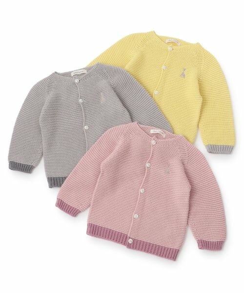 Sophie la girafe / キリンのソフィー カーディガン・ボレロ | ガーター編みカーディガン【日本製】 | 詳細6