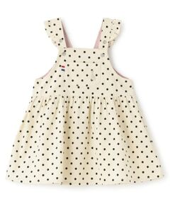 Sophie la girafe / キリンのソフィー ミニ丈・ひざ丈ワンピース | ドットジャンパースカート【日本製】