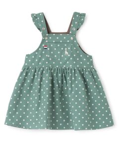 Sophie la girafe / キリンのソフィー ミニ丈・ひざ丈ワンピース | ドットジャンパースカート【日本製】