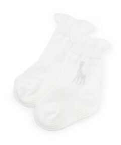 Sophie la girafe / キリンのソフィー ソックス | 透かし編みソックス【日本製】