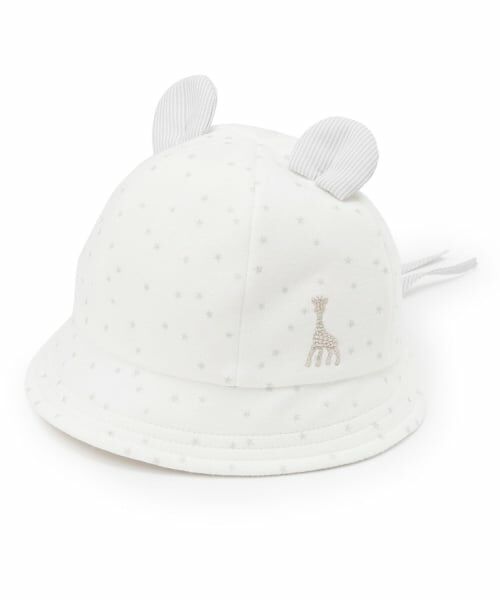 Sophie la girafe / キリンのソフィー ハット | スターダストジョッキー帽子【日本製】(オフ ホワイト)