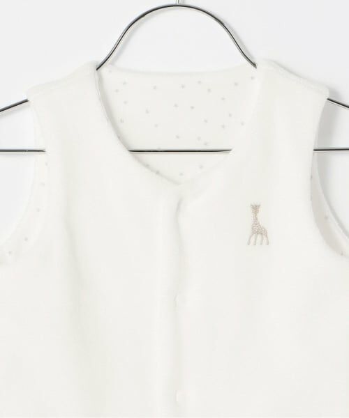 Sophie la girafe / キリンのソフィー ベビー・キッズウエア | スターダストパイルベスト【日本製】 | 詳細4