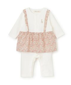 Sophie la girafe / キリンのソフィー ロンパース | 花柄カバーオール【日本製】