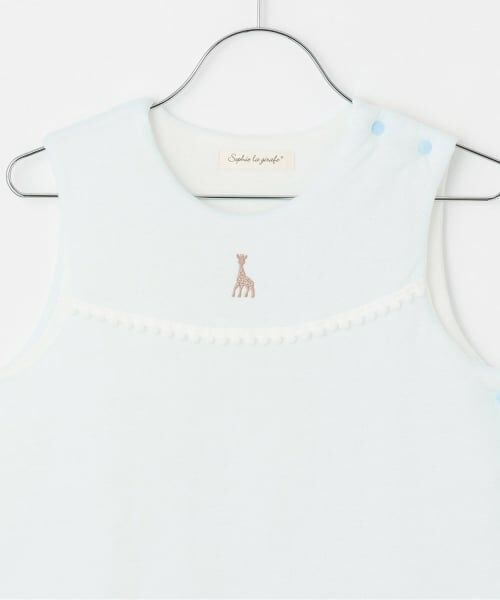 Sophie la girafe / キリンのソフィー ベビー・キッズウエア | ふんわりスリーパー【日本製】 | 詳細2