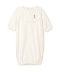 Sophie la girafe / キリンのソフィー ロンパース | 水玉ベロア2WAYオール【日本製】