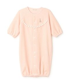 水玉ベロア2WAYオール【日本製】