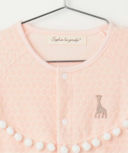 Sophie la girafe / キリンのソフィー ロンパース | 水玉ベロア2WAYオール【日本製】 | 詳細3