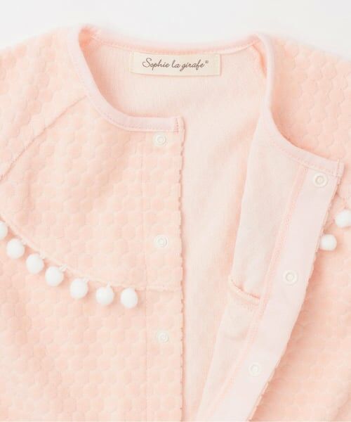 Sophie la girafe / キリンのソフィー ロンパース | 水玉ベロア2WAYオール【日本製】 | 詳細4