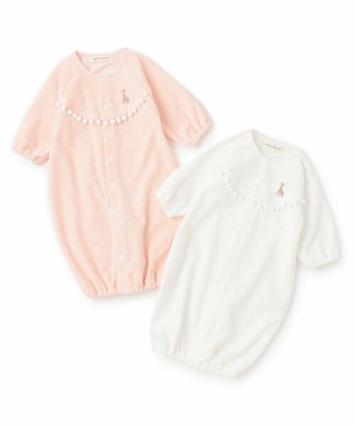 Sophie la girafe / キリンのソフィー ロンパース | 水玉ベロア2WAYオール【日本製】 | 詳細9