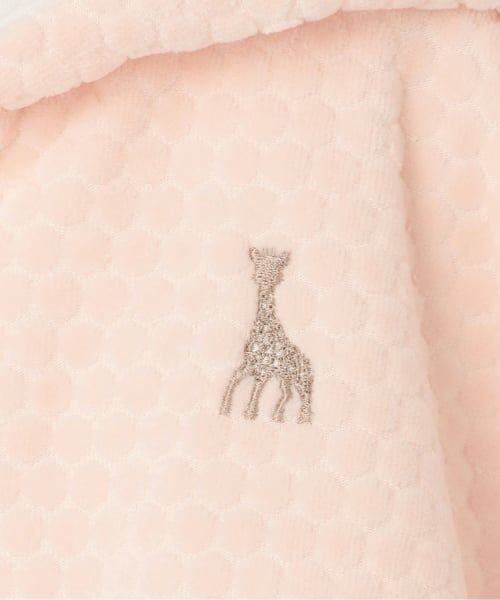Sophie la girafe / キリンのソフィー ベビー・キッズウエア | 水玉ベロアマント【日本製】 | 詳細3