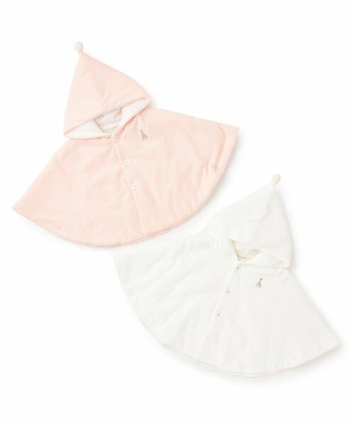 Sophie la girafe / キリンのソフィー ベビー・キッズウエア | 水玉ベロアマント【日本製】 | 詳細7