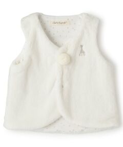 Sophie la girafe / キリンのソフィー ベビー・キッズウエア | マイクロファーベスト【日本製】