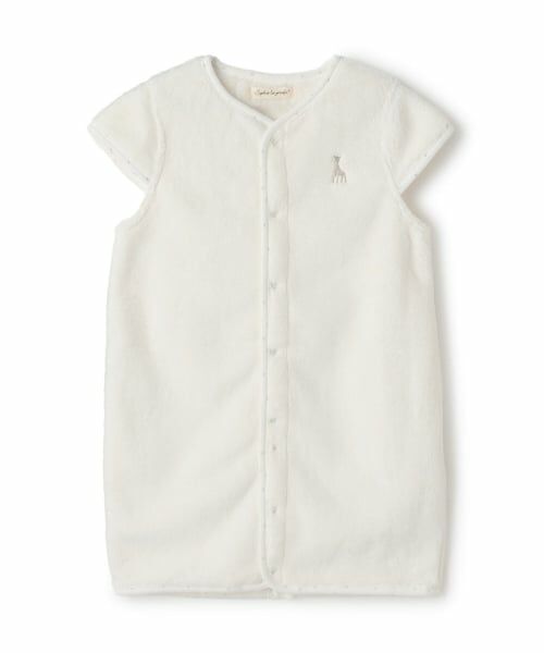 Sophie la girafe / キリンのソフィー ベビー・キッズウエア | マイクロファースリーパー【日本製】（オフ ホワイト）