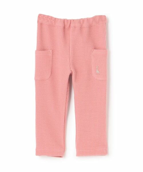 Sophie la girafe / キリンのソフィー その他パンツ | ニットコールパンツ【日本製】（ピンク）