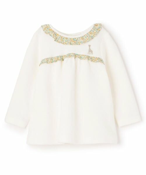 Sophie la girafe / キリンのソフィー その他トップス | 小花柄チュニック【日本製】（オフ ホワイト）