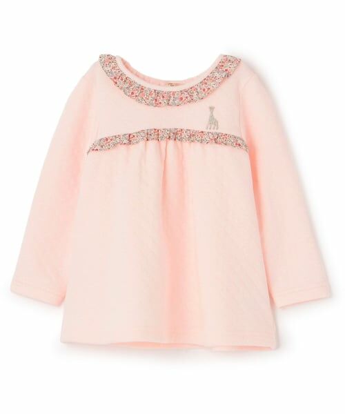 Sophie la girafe / キリンのソフィー その他トップス | 小花柄チュニック【日本製】（ピンク）