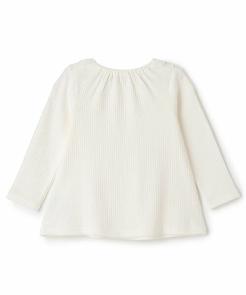 Sophie la girafe / キリンのソフィー Tシャツ | 衿フリル長袖Tシャツ【日本製】 | 詳細1