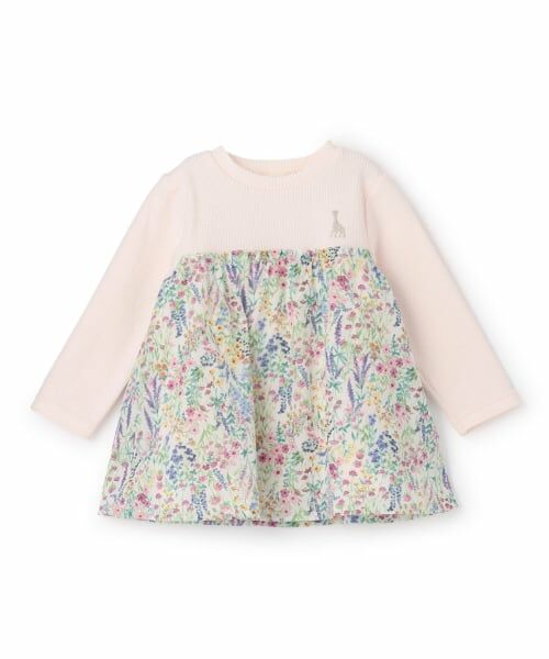 Sophie la girafe / キリンのソフィー その他トップス | 花柄チュニック【日本製】（ピンク）