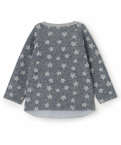 Sophie la girafe / キリンのソフィー スウェット | 星柄ジャカードレイヤードトレーナー【日本製】 | 詳細1
