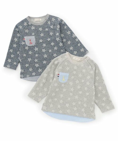 Sophie la girafe / キリンのソフィー スウェット | 星柄ジャカードレイヤードトレーナー【日本製】 | 詳細7