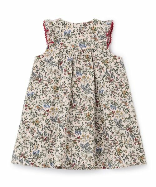 Sophie la girafe / キリンのソフィー ミニ丈・ひざ丈ワンピース | 花柄ジャンパースカート【日本製】 | 詳細1