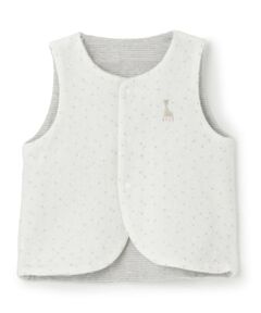 Sophie la girafe / キリンのソフィー ベビー・キッズウエア | スターダストキルトリバーシブルベスト【日本製】