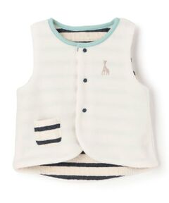 Sophie la girafe / キリンのソフィー ベビー・キッズウエア | フリースリバーシブルベスト【日本製】