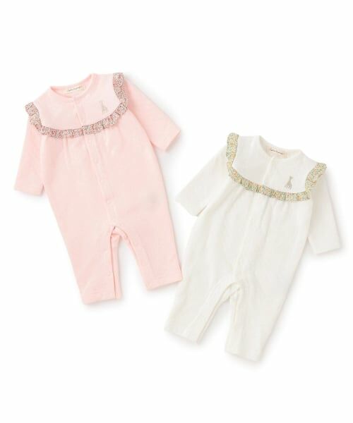 Sophie la girafe / キリンのソフィー ロンパース | 小花柄カバーオール【日本製】 | 詳細7