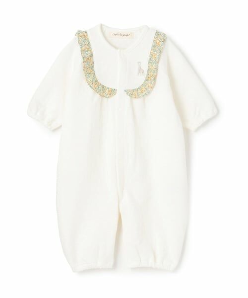 Sophie la girafe / キリンのソフィー ロンパース | 小花柄2WAYオール【日本製】 | 詳細2