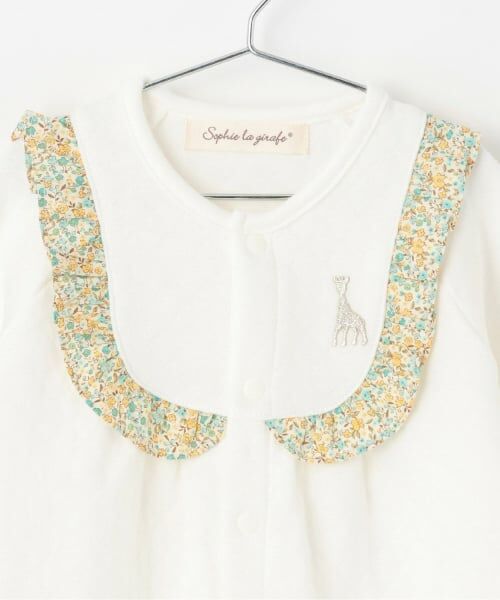 Sophie la girafe / キリンのソフィー ロンパース | 小花柄2WAYオール【日本製】 | 詳細3