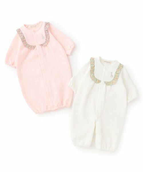 Sophie la girafe / キリンのソフィー ロンパース | 小花柄2WAYオール【日本製】 | 詳細8