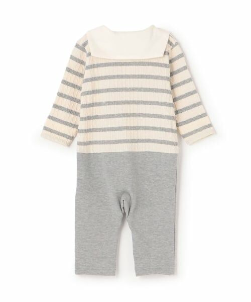 Sophie la girafe / キリンのソフィー ロンパース | ジャカードボーダーセーラーカバーオール【日本製】 | 詳細1