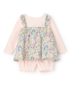 Sophie la girafe / キリンのソフィー ベビー・キッズウエア | 花柄ベビースーツ【日本製】