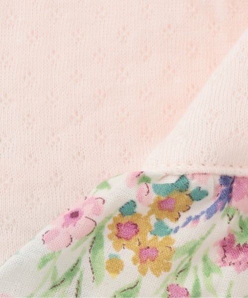 Sophie la girafe / キリンのソフィー ベビー・キッズウエア | 花柄ベビースーツ【日本製】 | 詳細8