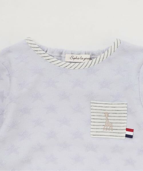 Sophie la girafe / キリンのソフィー Tシャツ | スタージャカード長袖Tシャツ【日本製】 | 詳細2