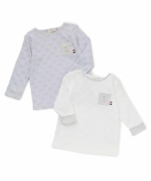 Sophie la girafe / キリンのソフィー Tシャツ | スタージャカード長袖Tシャツ【日本製】 | 詳細8