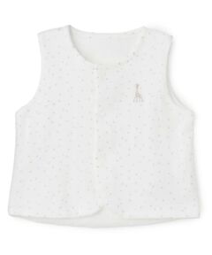 Sophie la girafe / キリンのソフィー ベビー・キッズウエア | スターダストパイルリバーシブルベスト【日本製】