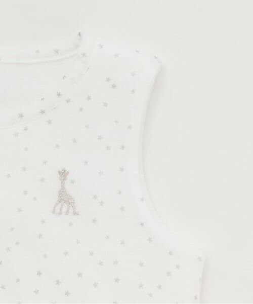 Sophie la girafe / キリンのソフィー ベビー・キッズウエア | スターダストパイルリバーシブルベスト【日本製】 | 詳細5
