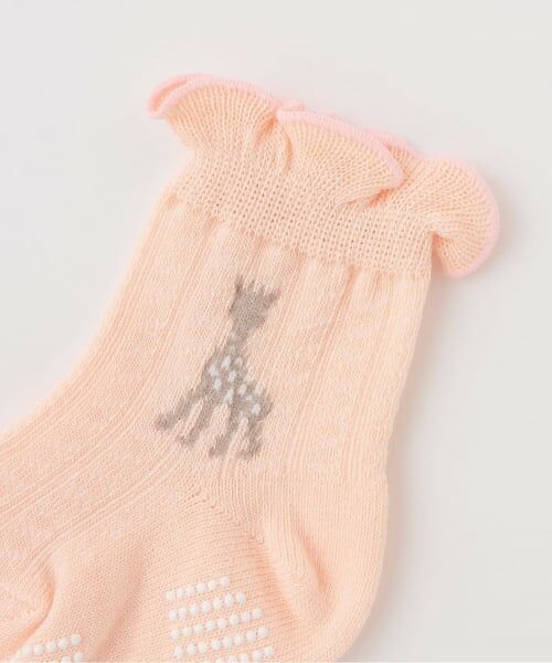 Sophie la girafe / キリンのソフィー ベビー・キッズウエア | 透かしメローソックス【日本製】 | 詳細1