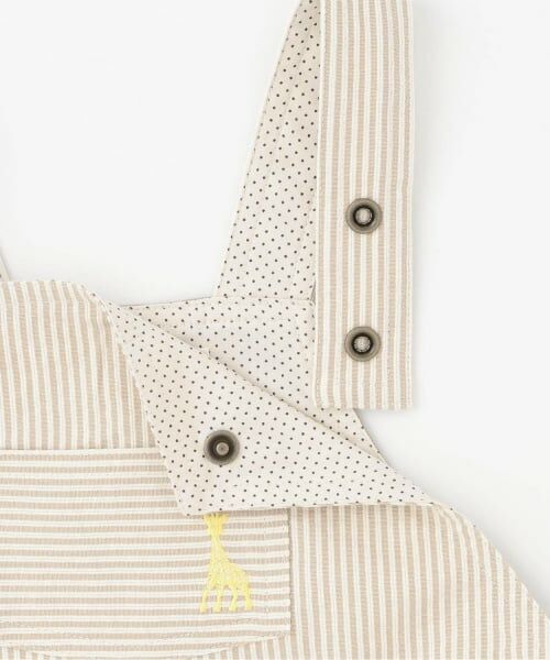 Sophie la girafe / キリンのソフィー サロペット・オールインワン | ヒッコリーサロペット | 詳細3